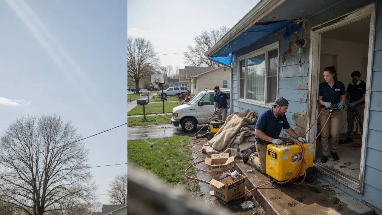 Basement Flood Cleanup in Galva, IL near me